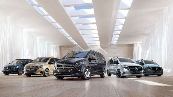 Mercedes: Ανανεώθηκαν τα βαν V-Class, V-Class Marco Polo και EQV